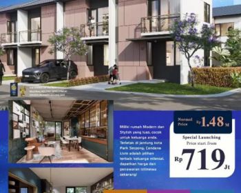 Rumah Viral Park Serpong Kota Mandiri 400ha DP 0%, Angs 2.4Jt