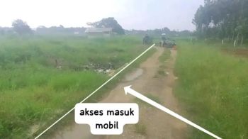 Jual tanah kebun masuk mobil Besar