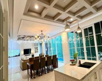 Rumah Mewah PIK Furnish Kolam Renang Bagus (10x26m)