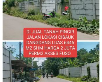 Di jual tanah full panel lokasi cisauk