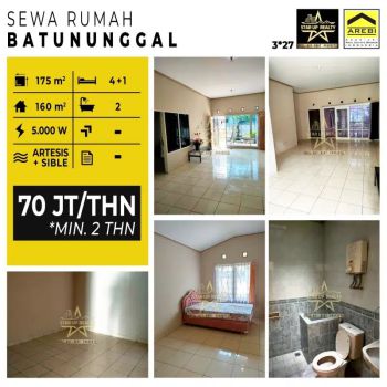 Rumah disewakan di jalan Batununggal indah