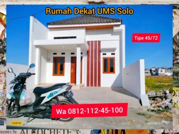 JUAL RUMAH MEWAH DI GUMPANG KARTOSURO DEKAT RUMAH SAKIT ORTOPEDI SOLO