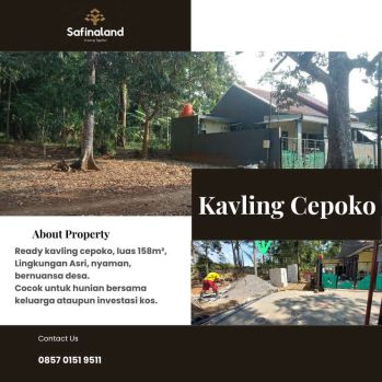 Kavling Cepoko Belakang Polsek Gunungpati