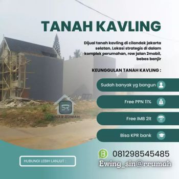 tanah kavling siap bangun