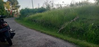 Tanah luas kecil jalur pantai murah di bali