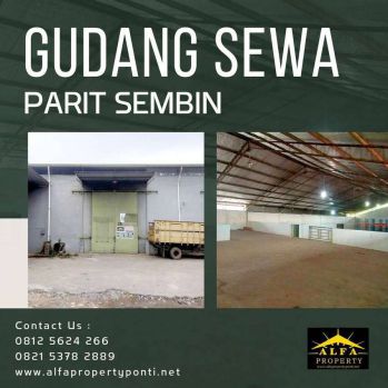 Disewa Gudang Luas Jalur Kontainer Siap Pakai Parit Sembin Pontianak