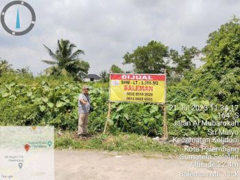 *DIJUAL TANAH KAVLING LUAS 3.965 m² Di KALIDONI*