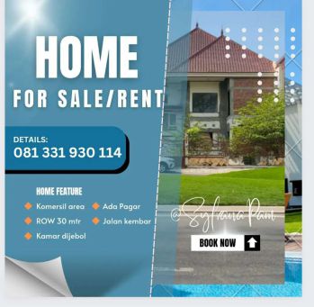 Rumah Komersil Area di Jalan Kembar Citraland Surabaya