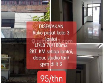 Disewakan Ruko Pusat Kota 3 lantai di Sukagalih Sukajadi Bandung