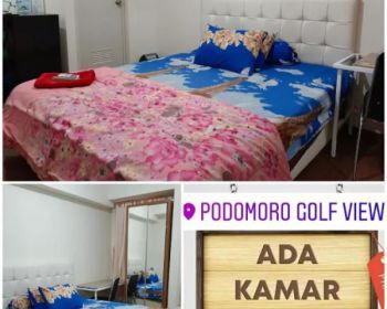 sewa apartemen harian dan transit podomoro golf view cimanggis tapos