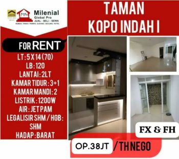 (MdL)Disewakan Rumah di TKI 1