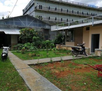 Dijual gudang di jalan baru dekat desa cijunjung