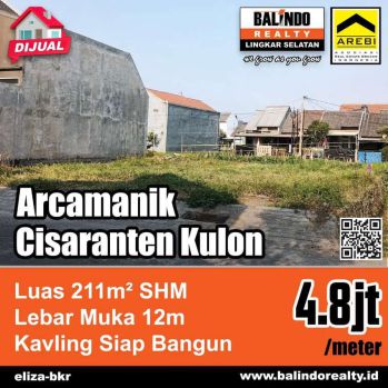 Dijual Kavling Siap Bangun Diarcamanik