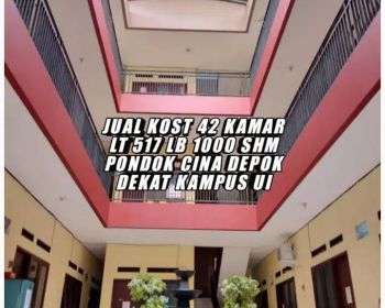 JUAL KOST KOSAN 42 KAMAR PONDOK CINA BEJI DEKAT UI DEPOK