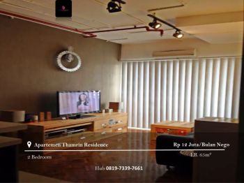 Disewakan Apartement Thamrin Residence 2BR Full Furnished