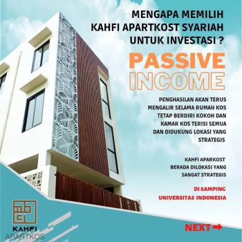Kosan 18 Kamar dan 2 Kios Samping Kampus UI Income 400 jutaan/thn SHM