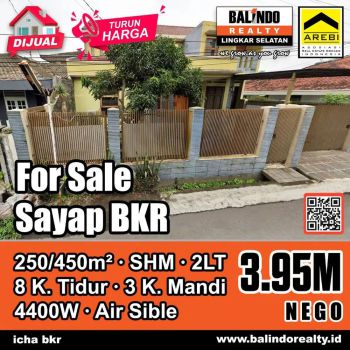 JUAL CEPAT RUMAH TERAWAT PUSAT KOTA SAYAP JL BKR BUAHBATU