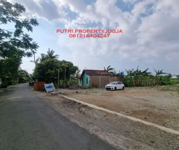 Dekat Lap. Jejeran Bantul Jogja, Tanah Hunian Akses Papasan Lega