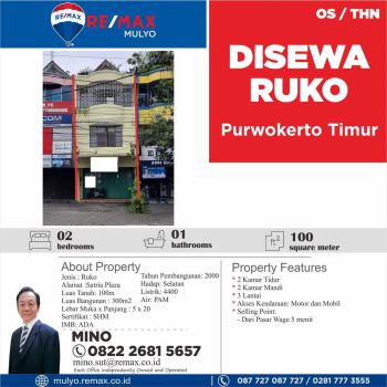 Ruko Satria Plaza Dengan Lebar Muka 5x20
