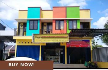 Ruko Dijual murah di tempat strategis depan perumahan rowo sari