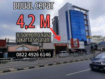 RUKO DI JALAN RAYA SOEPOMO TEBET JAKARTA SELATAN