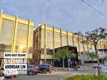 Disewakan Ruko Golf Island Boulevard Ukuran 4.5x15 4 Lantai