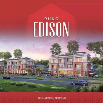 Dijual Ruko Baru Ready Stock Edison Scientia Summarecon Gading Serpong