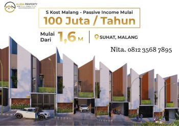Rumah Kos 2Lt + Rooftop For Milenial Life Dekat UB,Poltek, UIN, Unisma