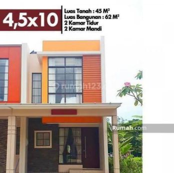 Disewakan Harga Murah Rumah Pik 2 Uk 4,5x10 2 Kamar Tidur