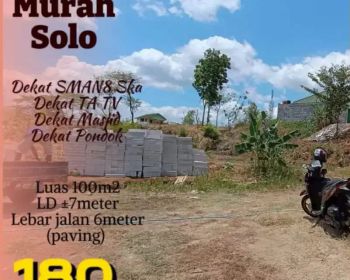 Tanah murah strategis mojosongo solo Surakarta