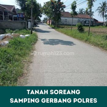 Tanah Soreang Bandung Dekat Jalan Raya Soreang SHM Siap Balik Nama