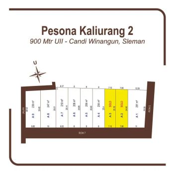 Dekat Kampus UII Jl Kaliurang, Jual Tanah Kost Luas 200-an m2