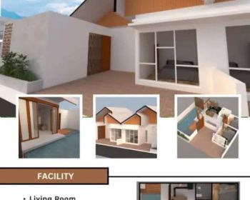 Dijual rumah + swimming pool siap huni bisa KPR dan cash DP 0%