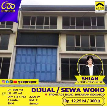 Dijual Sewa Gudang Sidoarjo