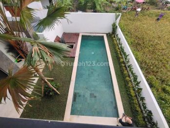 Jual villa dekat Ubud sentral view sawah