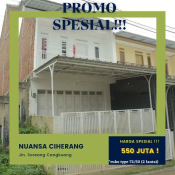 RUKO 2 LANTAI HARGA MURAH!