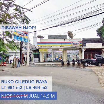 Dijual Ruko Harga Dibawah NJOP Di Jl Ciledug Raya Keb Lama Jaksel