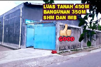 GUDANG LUAS TANAH 450m BANGUNAN 350m DI SUKOHARJO JAWA TENGAH