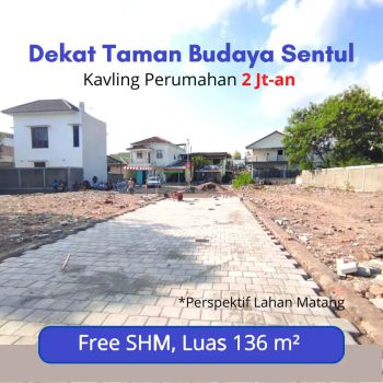 Tanah Sentul Luas 136m2 Promo Free SHM Dekat Tol Sentul.