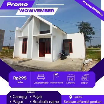 hunian nyaman mewah di Gentan raya siwal