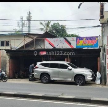Dijual Rumah + Tempat Usaha Luas 334 m2 Nempel Jalan Raya Jkt - Bgr KM 12 Pasar
