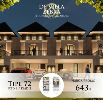 Rumah 2 Lantai Zebra Raya Majapahit Fatmawati Sapta Prasetya