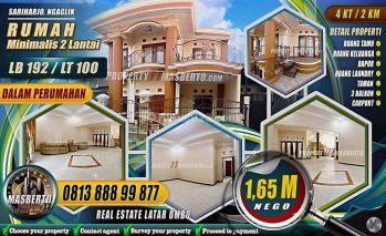 Rumah 2 Lantai Dalam Perumahan