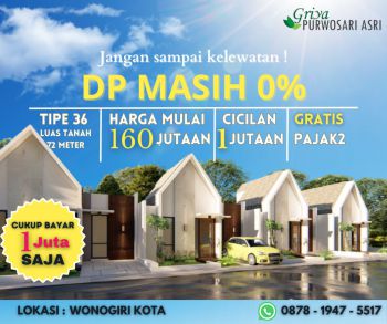 Rumah Murah 160jt tanpa Dp