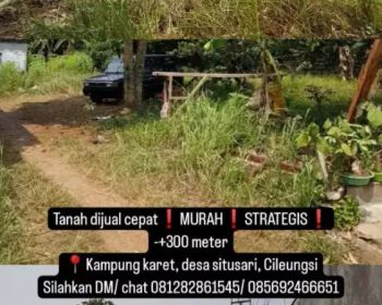 Tanah dijual CEPAT! Lokasi strategis!