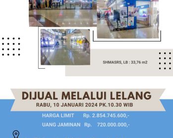 DIJUAL MELALUI LELANG