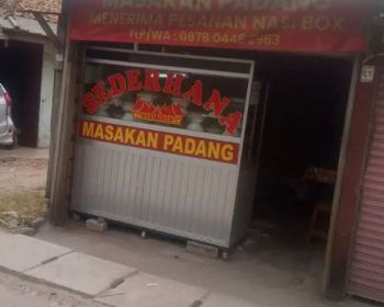 Over kontrak tempat usaha nasi termasuk Perlengkapan tinggal Jualan