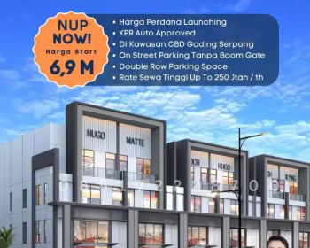 Dijual Ruko Termurah Hadap Jln Utama Gading Serpong
