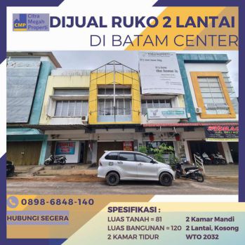 DiJual Ruko 2 Lantai Di Batam Center