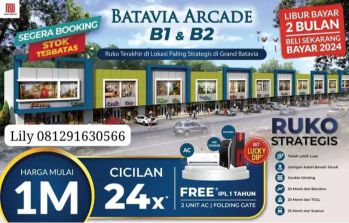 Ruko dijual batavia arcade